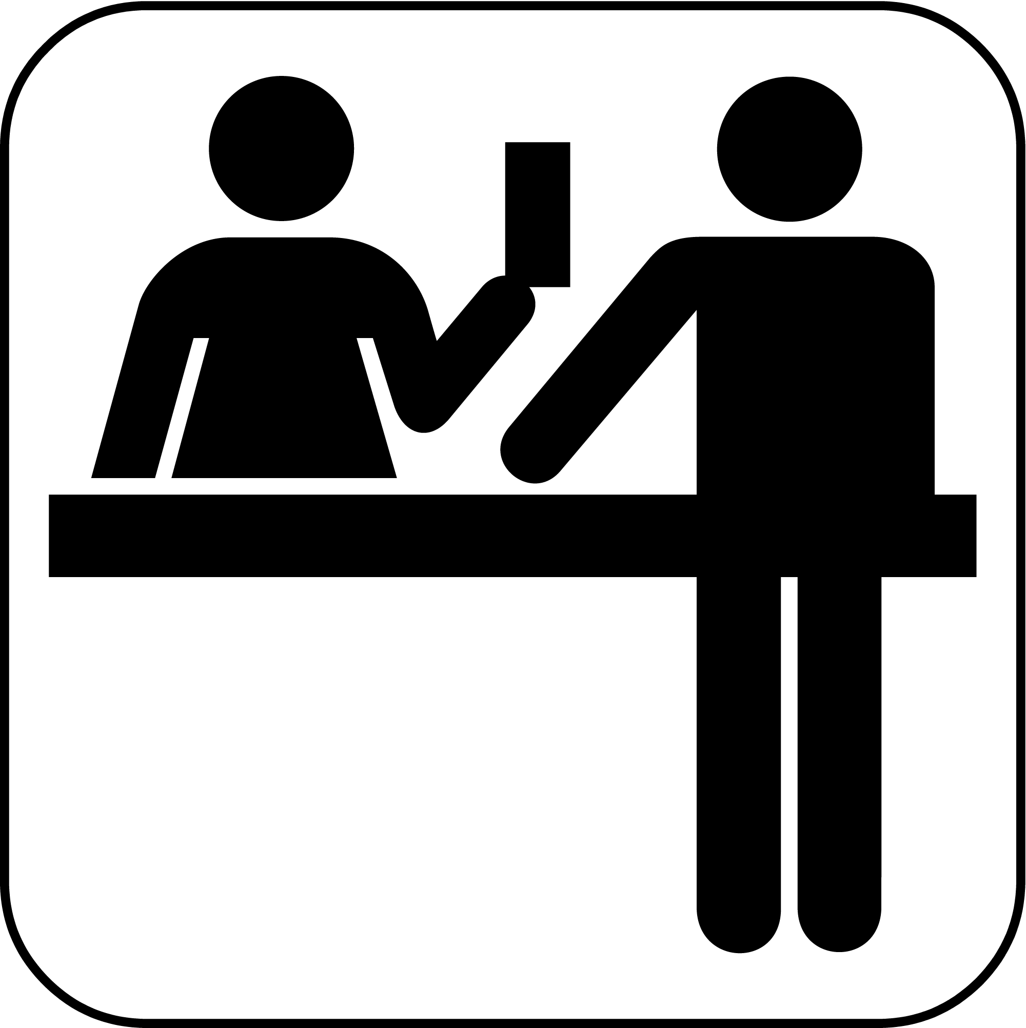 Ticket desk